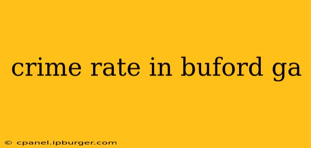 crime rate in buford ga
