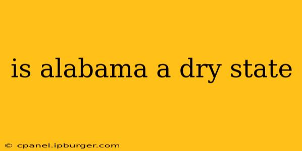is alabama a dry state