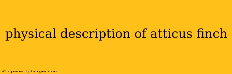 physical description of atticus finch