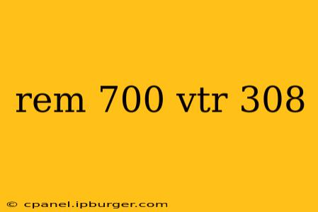 rem 700 vtr 308