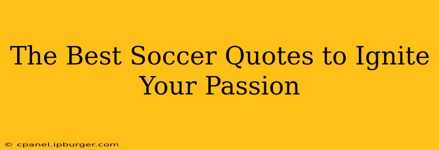 The Best Soccer Quotes to Ignite Your Passion